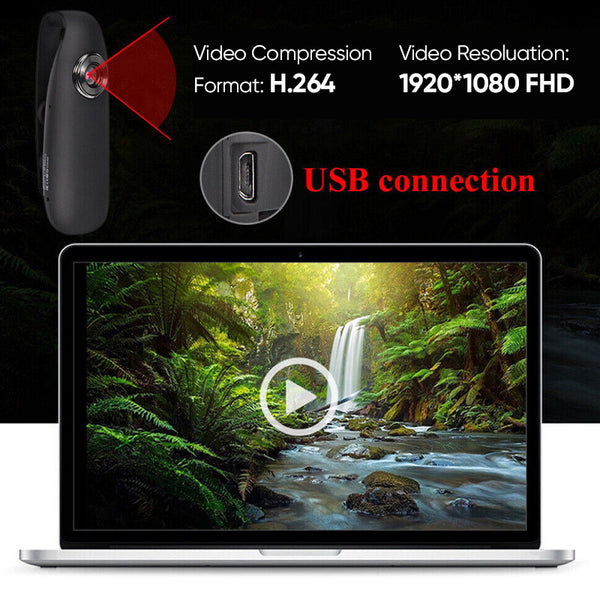 Mini cámara Saker con vídeo 1080P