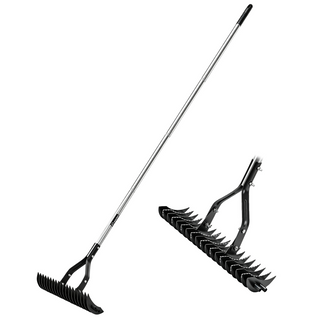 Sakerplus® Heavy Duty Lawn Thatch Rake