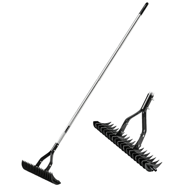 Sakerplus® Heavy Duty Lawn Thatch Rake