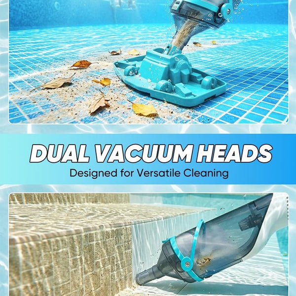 Sakerplus® Cordless Handheld Pool Vacuum Cleaner