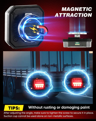 Sakerplus® Trailer Lights Wireless Upgrade 2.4GHz LED