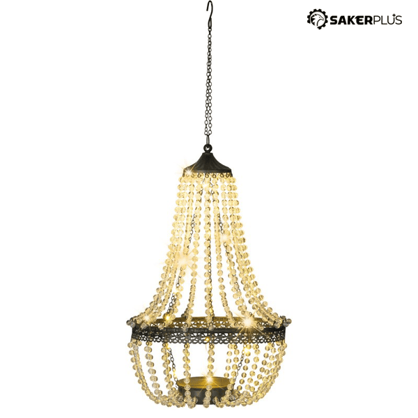 Sakerplus® Hanging Solar Chandelier Outdoor Lantern