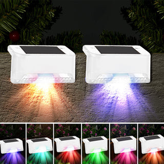 Luces solares para terraza SAKER® para exteriores, paquete de 4