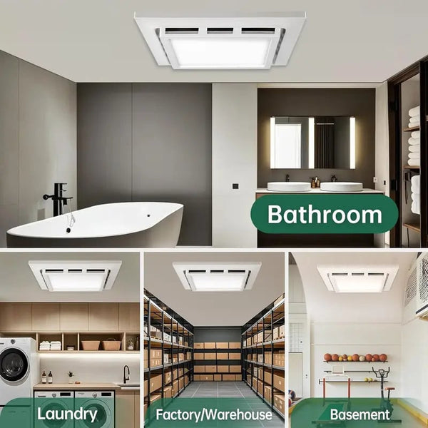 Sakerplus® Bathroom Exhaust Fan With LED Light