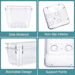 Sakerplus® Transparent Drawer Organizer Storage Set