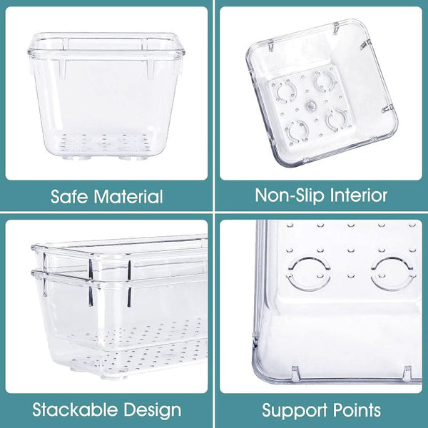 Sakerplus® Transparent Drawer Organizer Storage Set