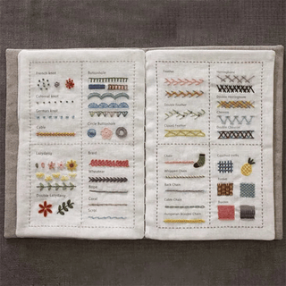 Sakerplus All-Scenario Embroidery Stitch Book Kit