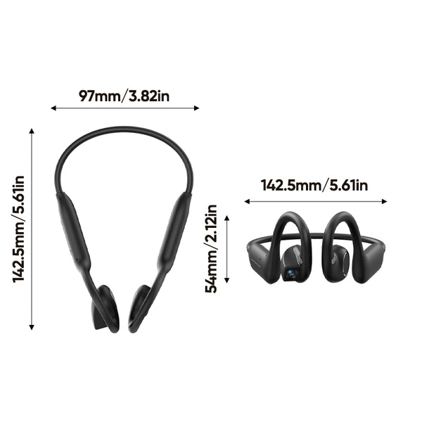 Sakerplus® AI Camera Open Ear Headphones