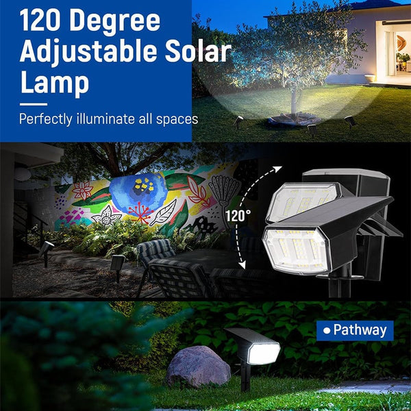 Sakerplus® Outdoor Solar Landscape Spotlights-Clearance Sale