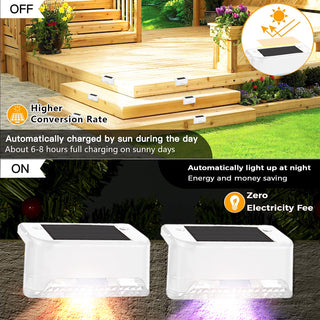 Luces solares para terraza SAKER® para exteriores, paquete de 4