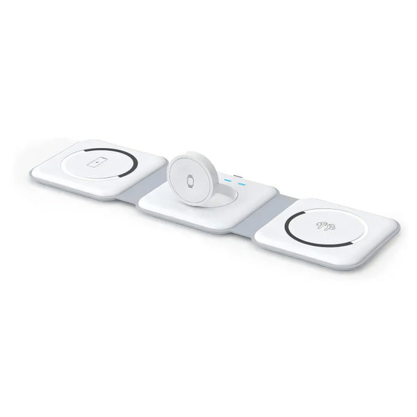 Cargador inalámbrico magnético triple plegable Saker