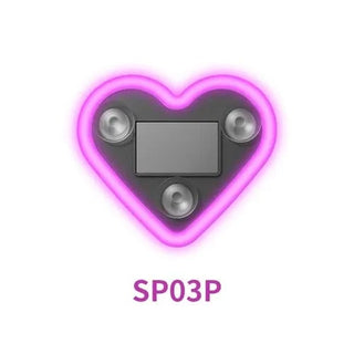 Sakerplus® Triangular Heart Car Light