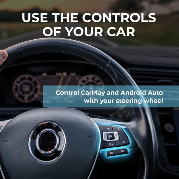 Sakerplus® Wireless CarPlay Android Auto Adapter