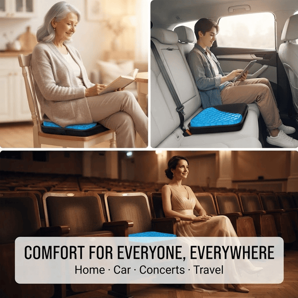 Sakerplus® Compact Foldable Airplane Seat Cushion