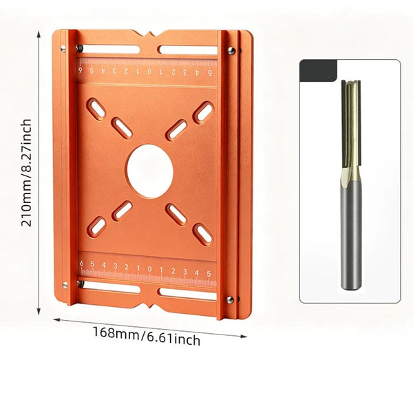 Sakerplus® Precision Wood Router Slotting Guide Bracket