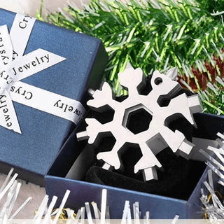 Sakerplus 18-in-1 Stainless Steel Snowflakes Multi-tool