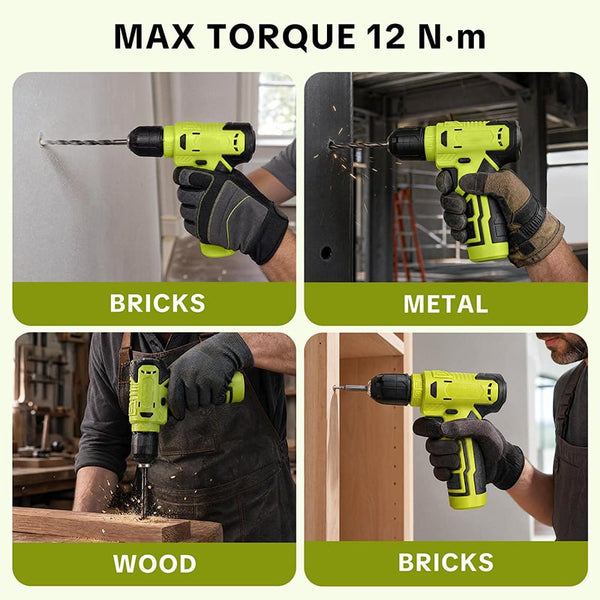 Sakerplus® Cordless Drill Tool Kit