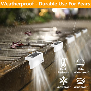 Luces solares para terraza SAKER® para exteriores, paquete de 4