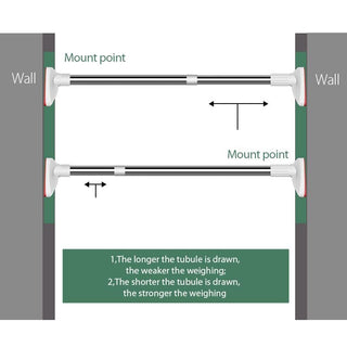 Sakerplus Clothing Hanger Telescopic Rod