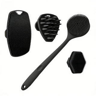 Sakerplus® Silicone Back Scrubber Shower Brush Set