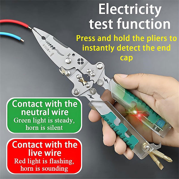 Juego de alicates multifunción para electricista Sakerplus®