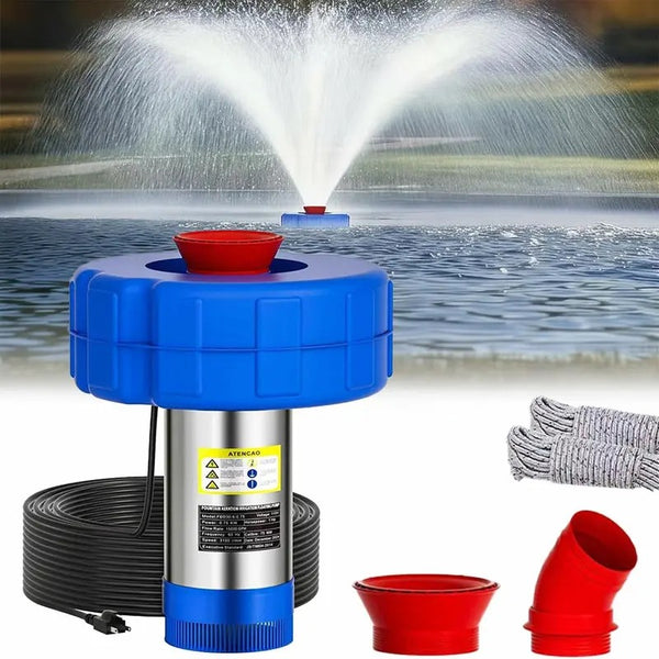 Sakerplus® Automatic Floating Pond Fountain Aerator