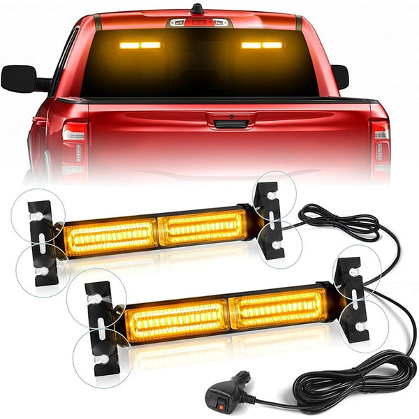 Sakerplus® Windshield Emergency Traffic Advisor Strobe Light Bar