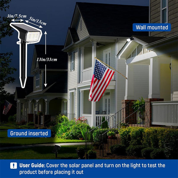 Sakerplus® Outdoor Solar Landscape Spotlights-Clearance Sale
