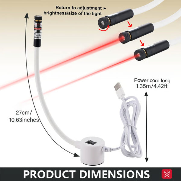 Lámpara de costura y acolchado con posicionamiento magnético Sakerplus®