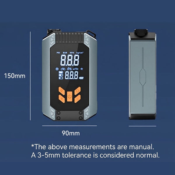 Sakerplus® Portable Cordless Digital Tire Inflator