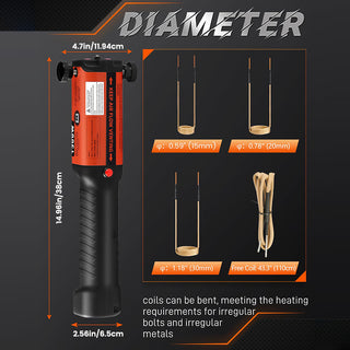 Sakerplus® Magnetic Induction Bolt Removal Kit