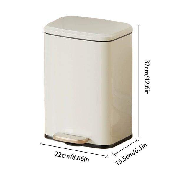 Sakerplus® Stainless Steel Trash Can with Lid