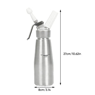Sakerplus® Whipped Cream Dispenser Aluminum Professional