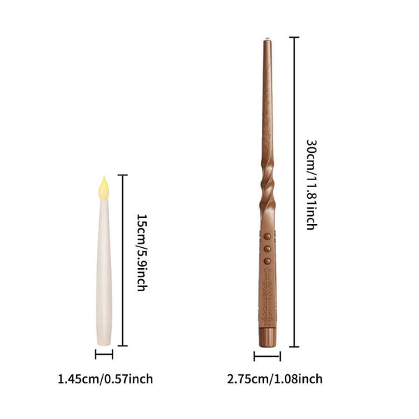 Sakerplus® Floating Flameless LED Taper Candle Set