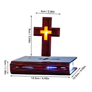 Lámpara de cruz flotante magnética levitante Sakerplus®
