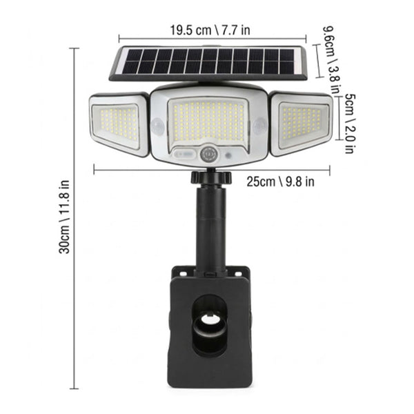 Sakerplus® Outdoor Solar Motion Sensor Security Light