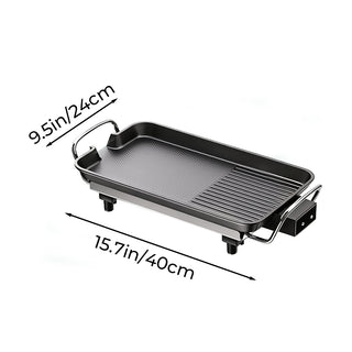 Sakerplus Stainless Steel Electric Cooking Griddle