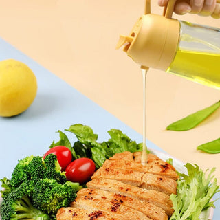 Sakerplus 2-in-1 Glass Oil Sprayer and Dispenser