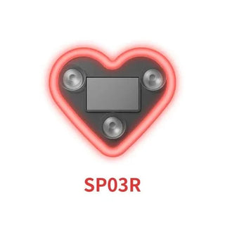 Sakerplus® Triangular Heart Car Light