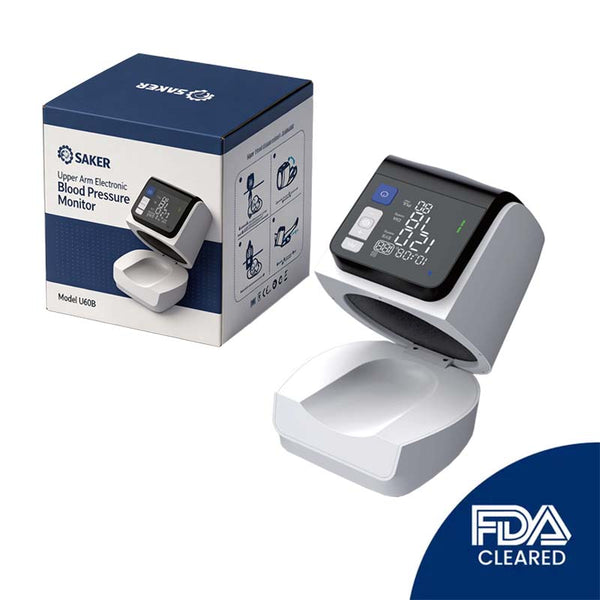 Saker® Hospital Grade Blood Pressure Monitor FDA-cleared
