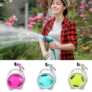 Carrete de manguera de jardín portátil retráctil Sakerplus®