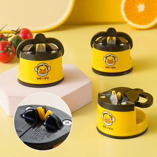 Multifunctional knife sharpener with suction cup