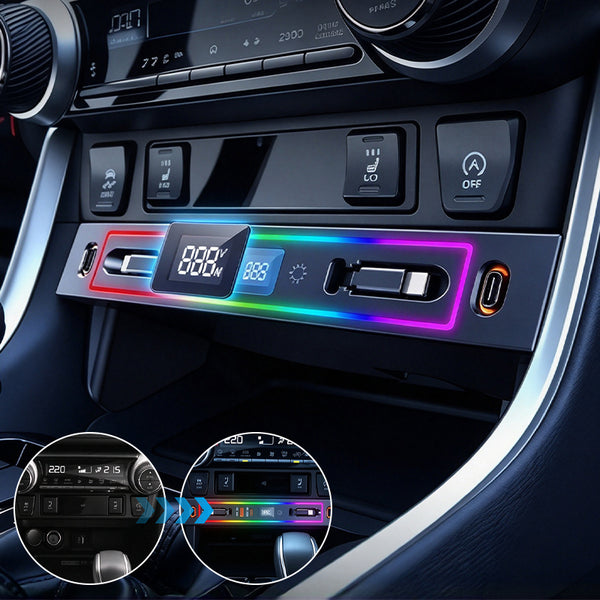 Sakerplus® Toyota RAV4 LED USB Charging Hub