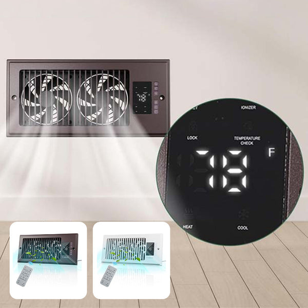 Sakerplus Quiet Register Booster Vent Fan
