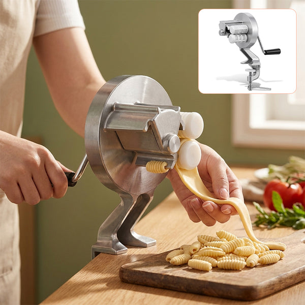 Sakerplus® Hand Crank Cavatelli Pasta Maker