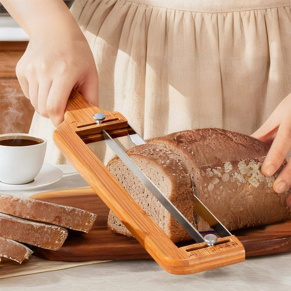 Cuchillo de pan ajustable Sakerplus® para pan casero