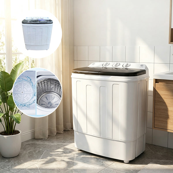 Sakerplus® Twin Tub Mini Washer and Dryer Combo
