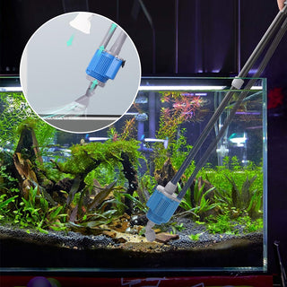 Sakerplus Electric Aquarium Gravel Cleaner with Filter