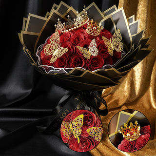 Sakerplus® Glitter Rose Bouquet Gift Set