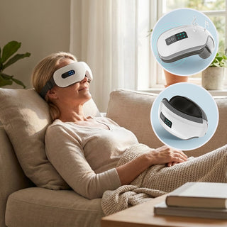 Sakerplus® Heated Eye Massager With Music